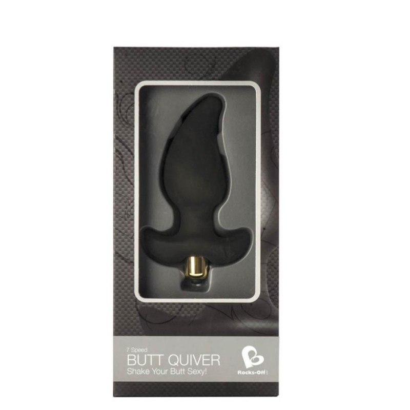 Dop Anal Cu Vibratii Butt Quiver Negru Cm C Pasiune Ro