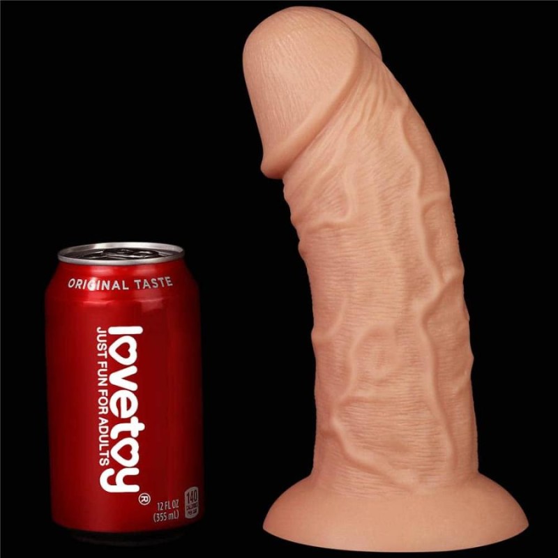 Dildo Realistic Extra-Gros, Natural, 24 cm