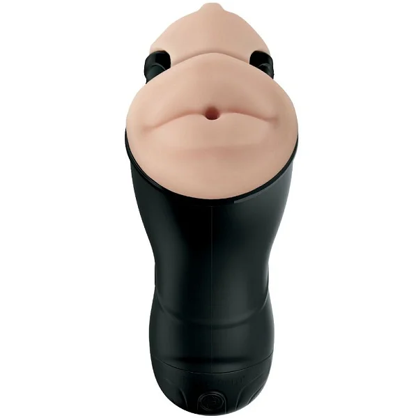 Masturbator Double Penetration Vibrating Stroker