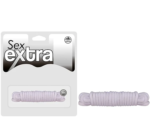 Franghie Pentru Imobilizare Erotica Sex Extra Love, Alb, 3 Metri