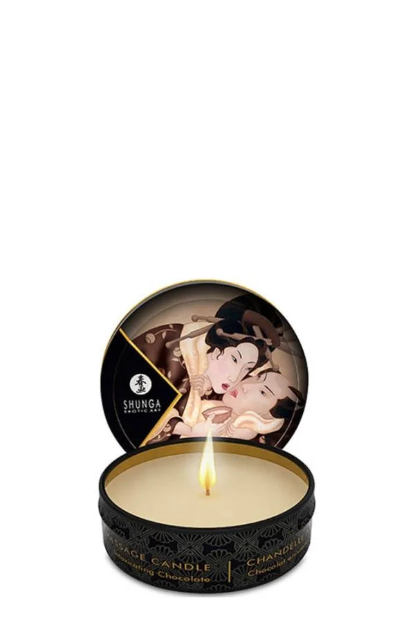 Mini Lumanare Masaj Intoxicating Chocolate, 30 Ml