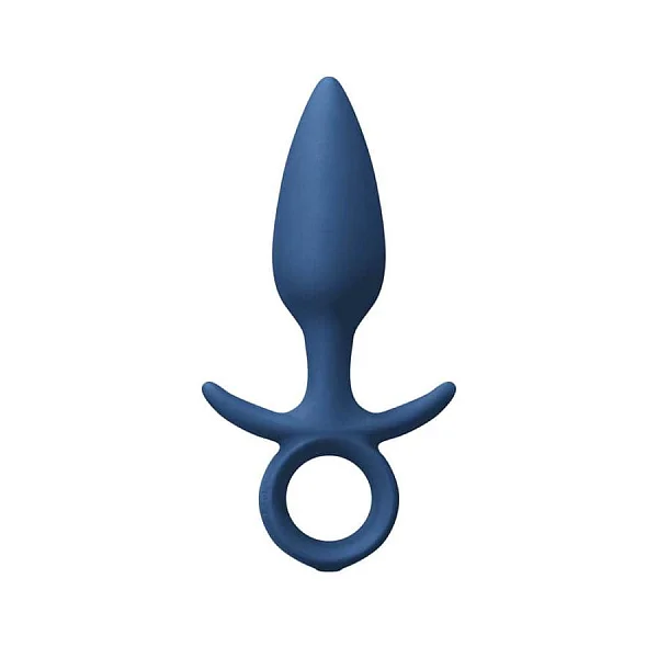 Dop Anal Cu Vibratii Renegade King, Medium, Albastru, 15 Cm