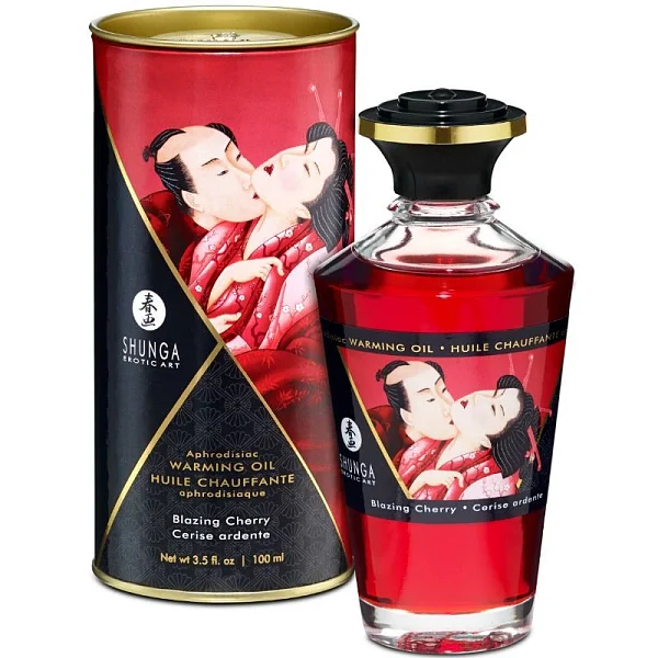 Ulei Afrodiziac Cu Efect De Caldura Blazing Cherry, 100 Ml