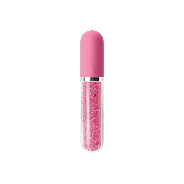 Vibrator Clasic Stardust Charm, Roz, 16.5 Cm