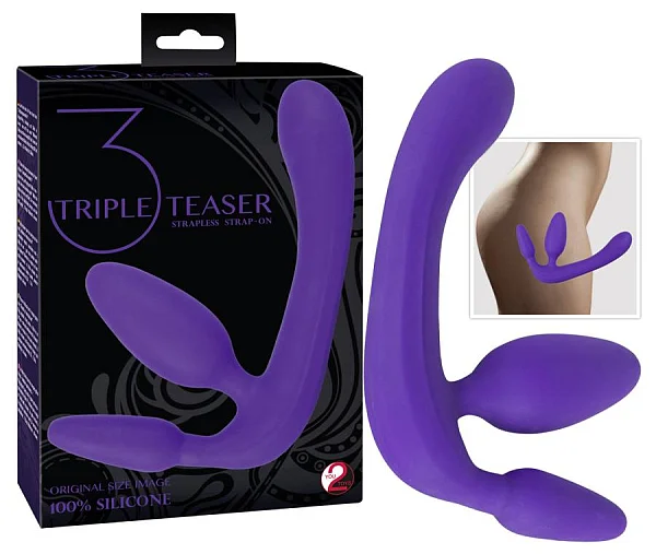 Strap-on Femei Triple Teaser (fara Ham)