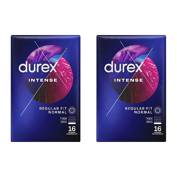 Pachet Prezervative Durex Intense Orgasmic 2x16, 32 Bucati