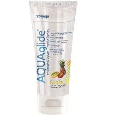 Lubrifiant Aquaglide Cu Aroma De Fructe Exotice, 100 Ml