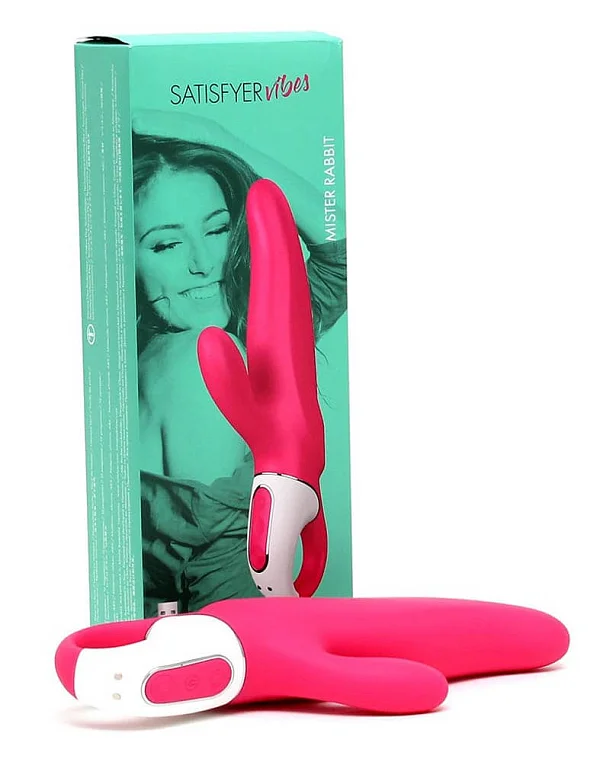 Vibrator Mr. Rabbit, Roz, 22 Cm