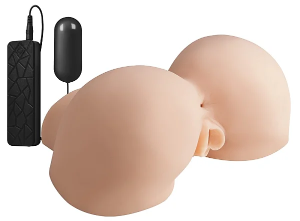 Masturbator 2-in-1 Vagin + Anus Cu Vibratii Xxx To-go Iii