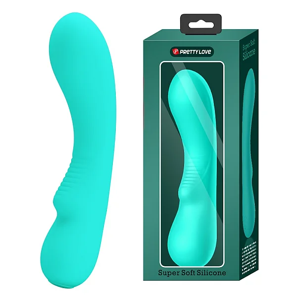 Vibrator Punctul G Matt, Verde, 19 Cm