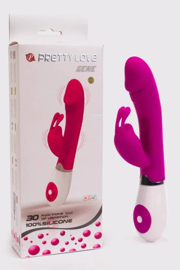 Vibrator Rabbit Gene, Violet, 20 Cm
