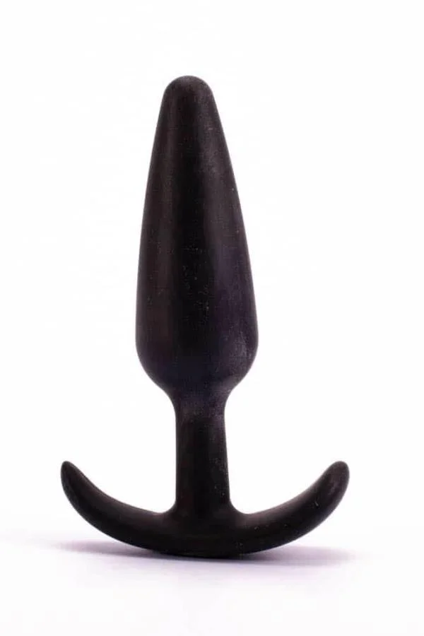 Dop Anal Clasic Lure Me, Negru, 11 Cm