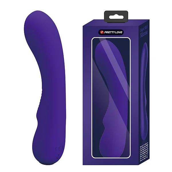 Vibrator Punctul G Matt, Indigo, 19 Cm