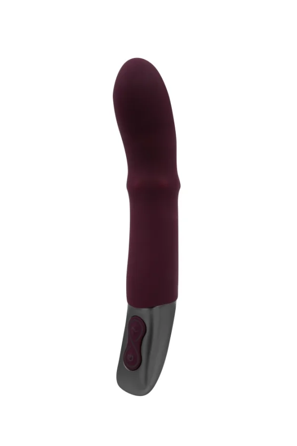 Titanz 7" Silicone Rechargeable Vibrator In Rubine Red_b15o25_4