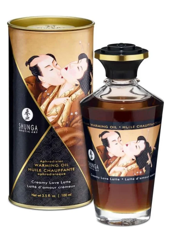 Ulei Afrodisiac Cu Efect De Caldura Creamy Love Latte, 100 Ml