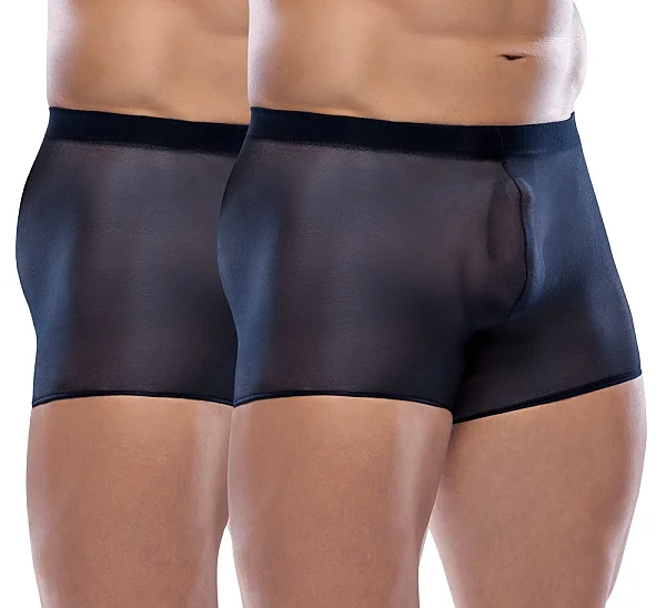 Set 2 Perechi Boxeri Transparenti Barbati