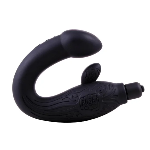 Vibrator Anal Black Mont P-spot Perineum Massager, Negru, 25 Cm