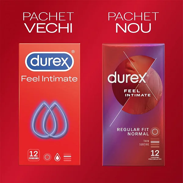 Prezervative Durex Feel Intimate 12 Buc