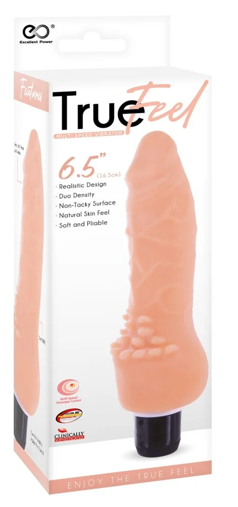 Vibrator Realistic True Feel Iii, Natural, 16.5 Cm