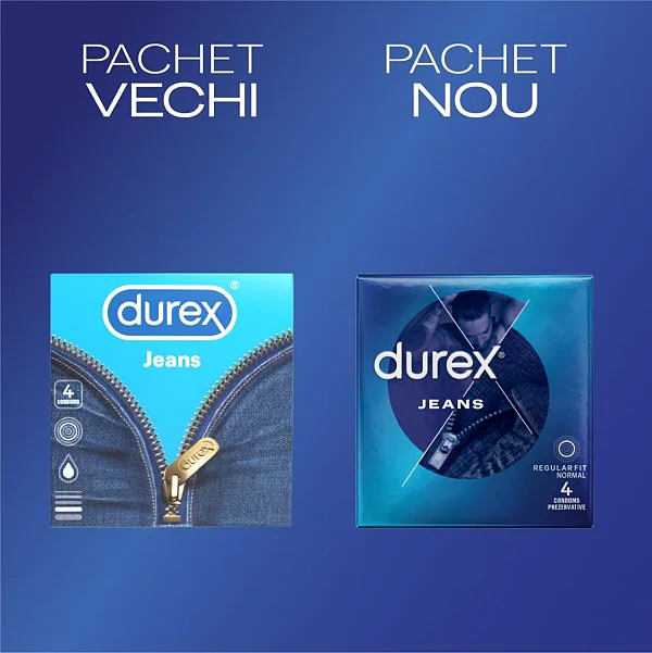 Prezervative Durex Jeans 4 Buc