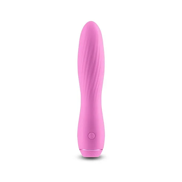 Vibrator Clasic Obsession Clyde, Roz Deschis, 17 Cm