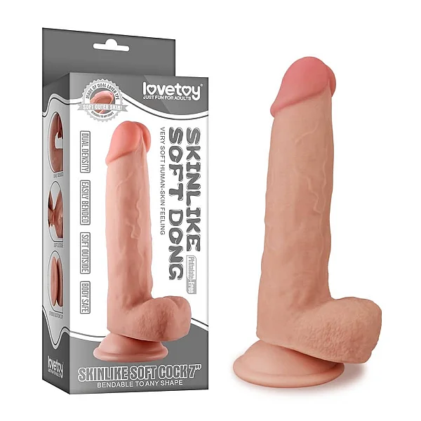 Dildo Ultra Realistic Skinlike, Natural, 20.5 Cm