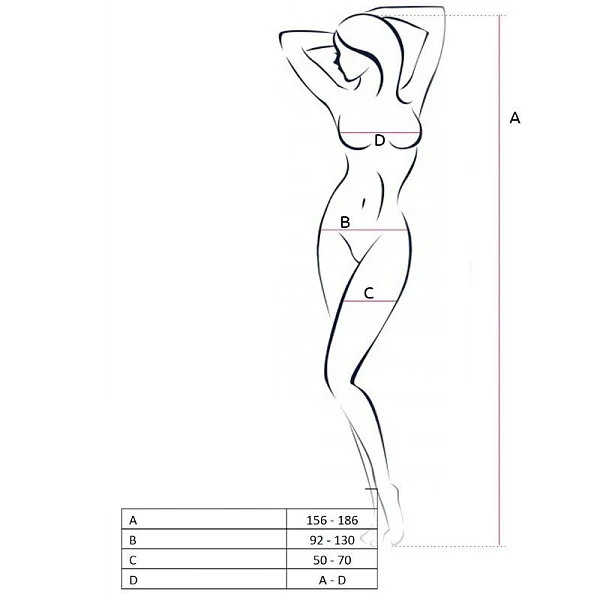 Catsuit Passion Bs057 Alb