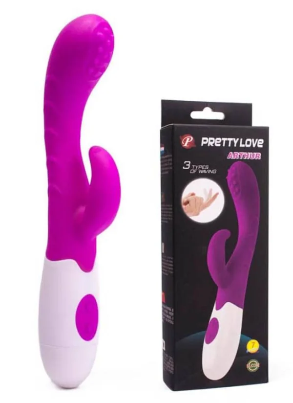 Vibrator Rabbit Arthur, Violet, 20 Cm