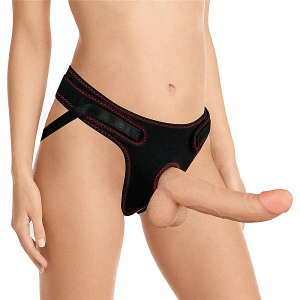 Set Ham Strap-on Si Dildo Easy Strapon, Natural, 21.5 Cm