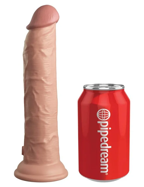 Dildo Clasic Cu Ventuza Dual Density Silicone Cock, Natural, 22.5 Cm