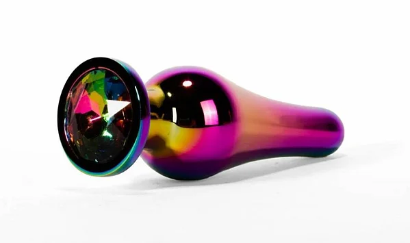 Dop Anal Cu Bijuterie Secret Shine Metal M, Multicolor, 11 Cm