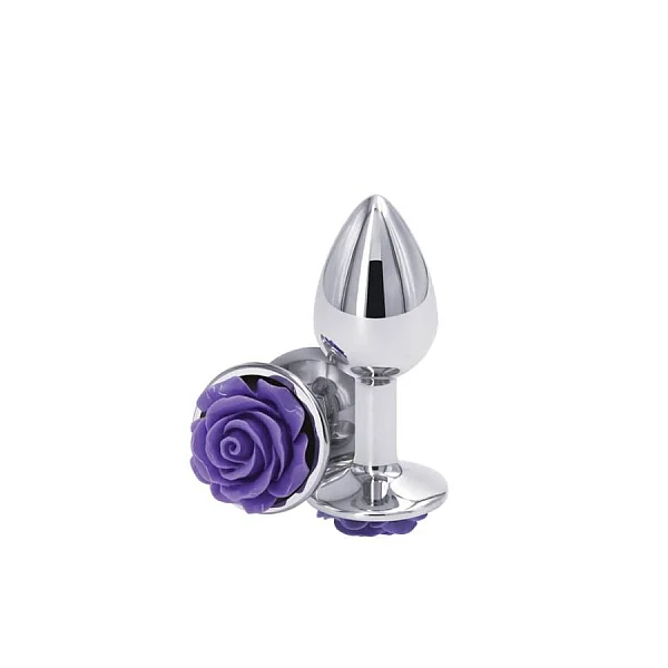 Dop Anal Rear Assets Rose, Argintiu+mov, Small