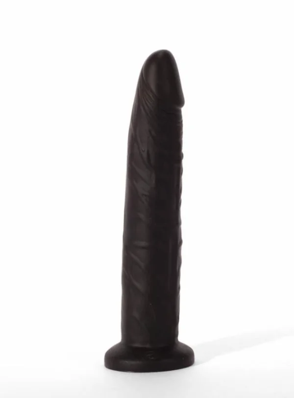 Dildo Realistic Colours Pleasure, Negru, 16.5 Cm