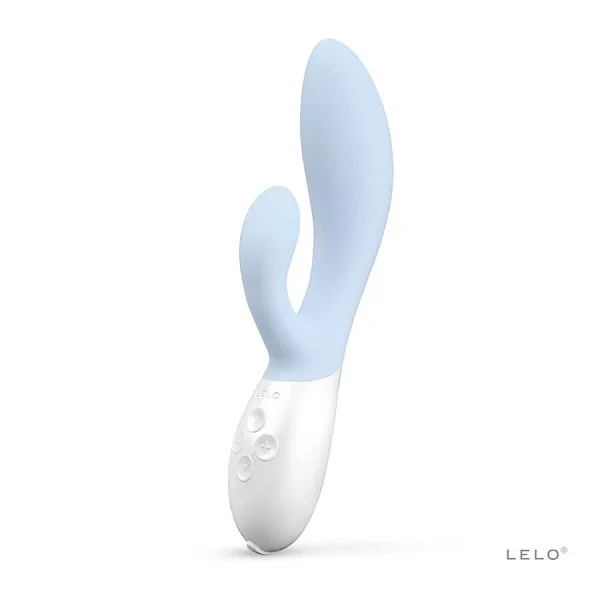 Vibrator Rabbit Ina 3, Bleu Ciel, 20 Cm