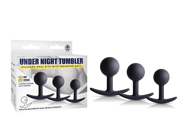 Under Night Tumbler Anal Kits With Weighted Ball