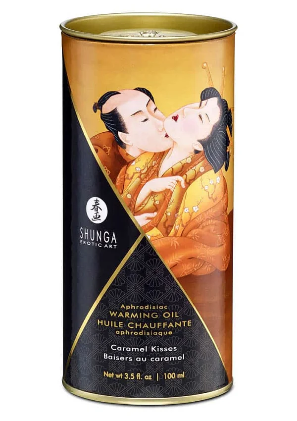 Ulei Afrodiziac Cu Efect De Caldura Caramel Kisses, 100 Ml