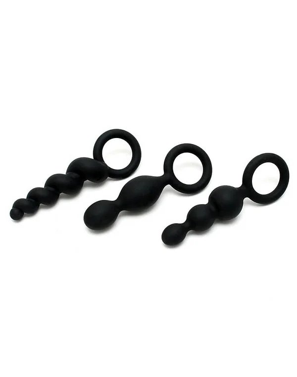 Set 3 Dopuri Anale, Negru