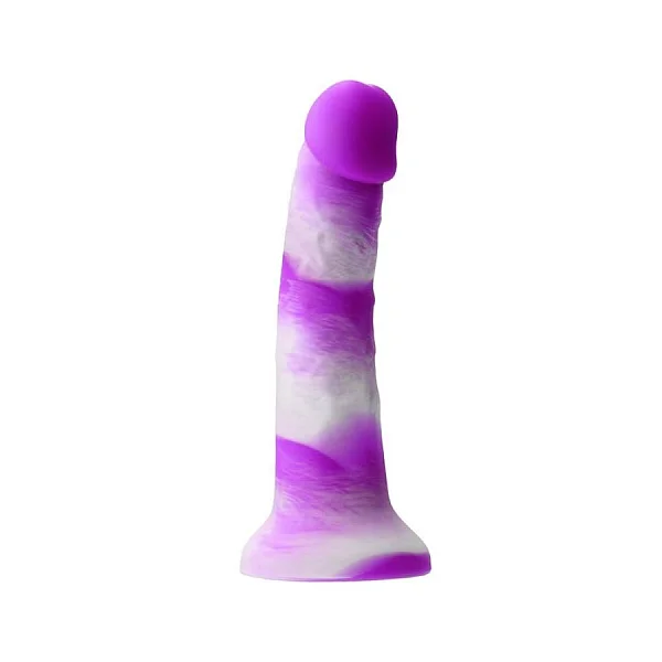 Dildo Clasic Colours Pleasures Yum Yum, Mov, 17.5 Cm