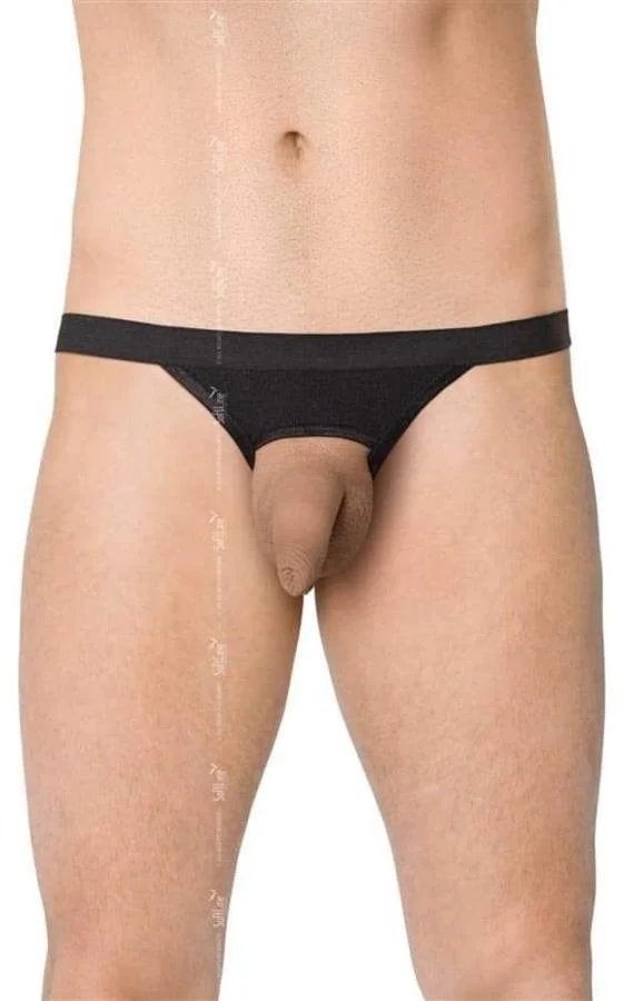 Mens Thong 4532 - Black {} Onesize