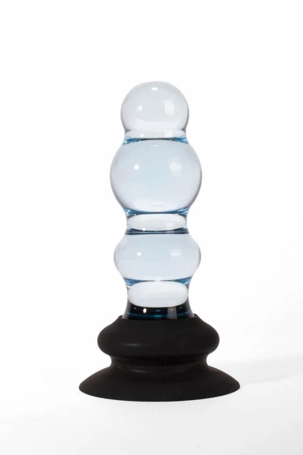 Dop Anal Cu Ventuza Detasabila, Transparent, 14.5 Cm
