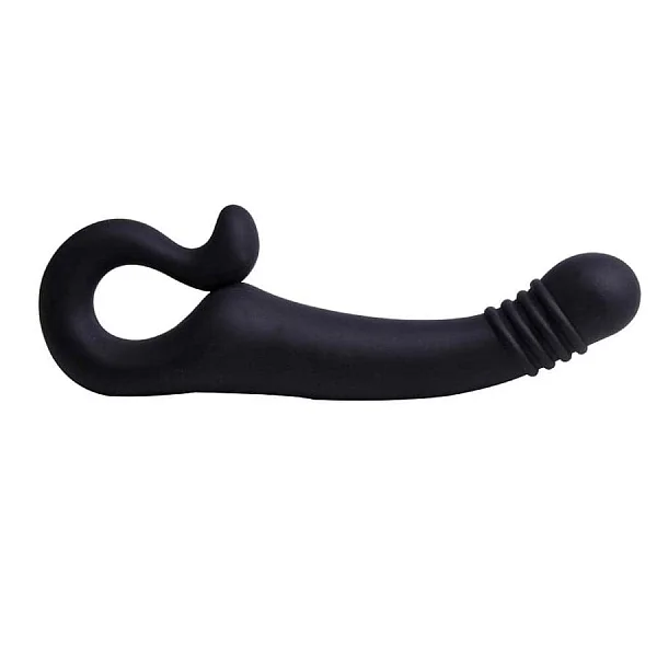 Dildo Anal Hand Gun, Negru, 24 Cm
