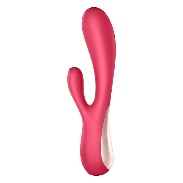 Vibrator Rabbit Mono Flex, Rosu, 20 Cm
