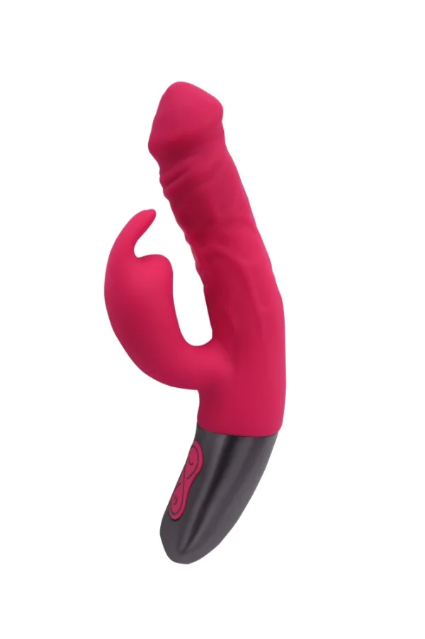 Titanz 7" Silicone Rechargeable Vibrator In Pink_b15o25_4