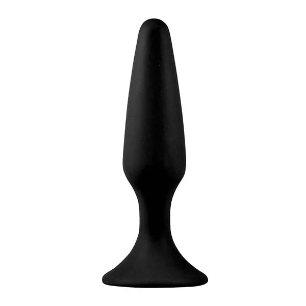 Dop Anal Clasic Lure Me S, Negru, 12 Cm