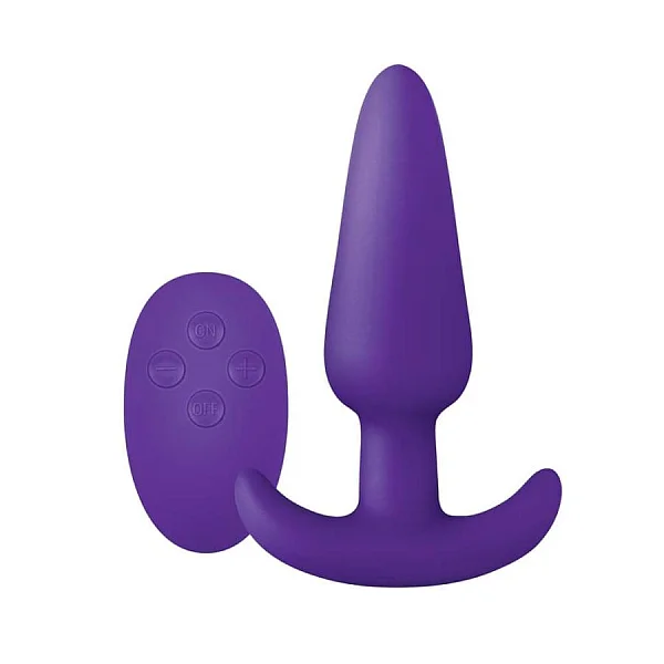 Dop Anal Cu Vibratii Luxe Zenith, Mov, 10 Cm