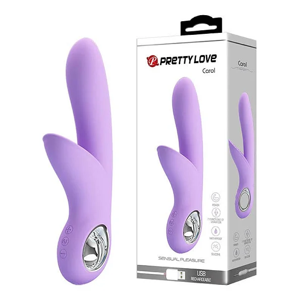 Vibrator Rabbit Carol, Lila, 19 Cm