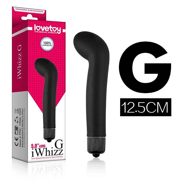 Vibrator Iwhizz G, Negru, 12.5 Cm