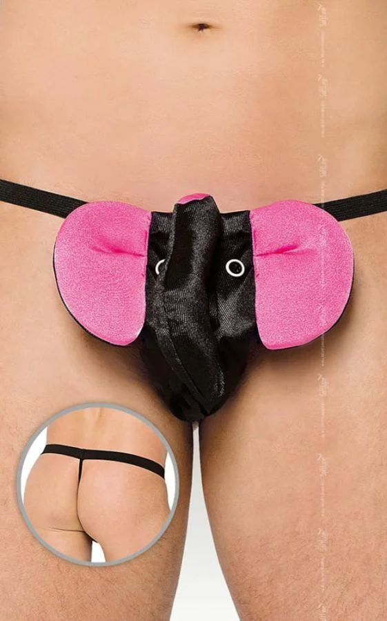 Thong 4445 {} Black/ Sl S/l