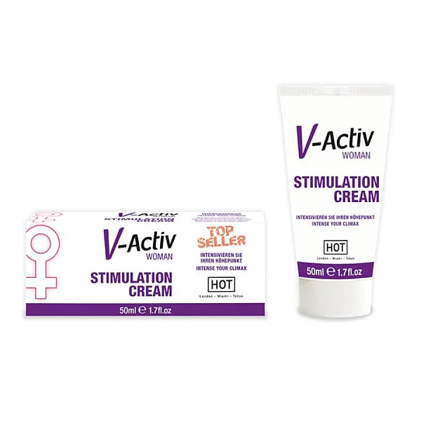 Crema Afrodiziaca Pentru Femei V-activ, 50 Ml