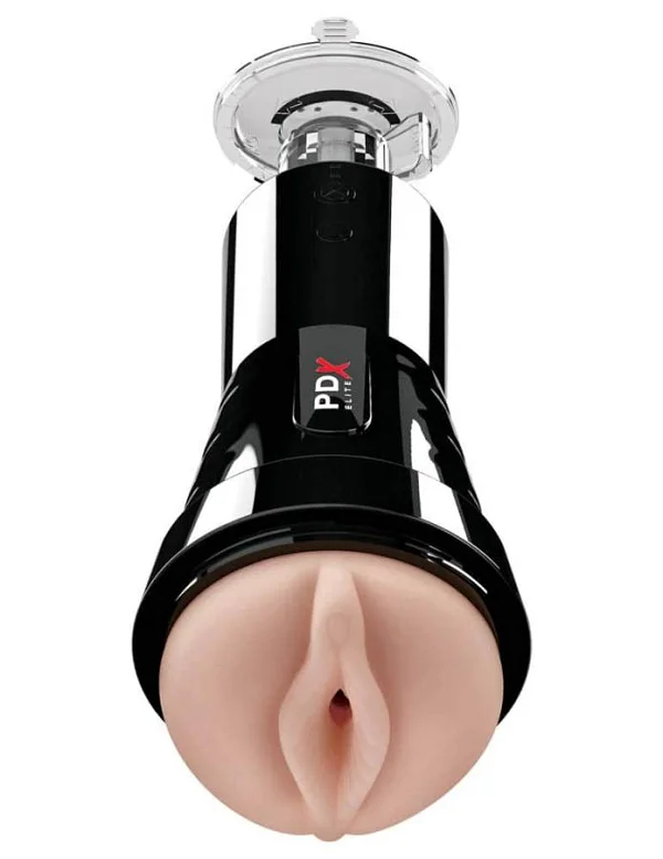 Masturbator Cock Compressor Vibrating Stroker